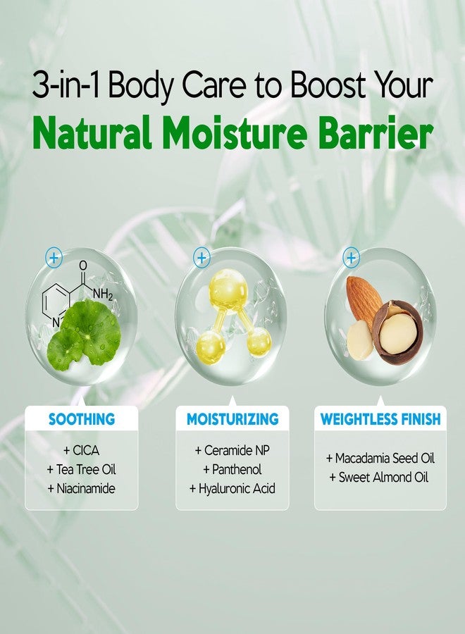 Troubless CLEAR 7 Plus Pure Moisture Body Lotion - Hydrating Body Moisturizer for Troubled Sensitive Skin w/ 7 Skincare Ingredients Gentle, Calming & Non Greasy Body Cream for Women & Men (16.9 fl oz) - Image 5